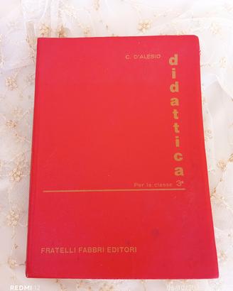 libro vintage Didattica terza elementare tesi laur