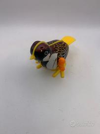 Uccello in latta plastica a molla made hong kong