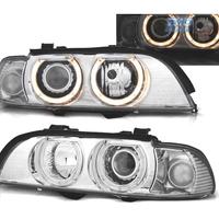 FARI BMW E39 95-03 OCCHI ANGELI CROMATI