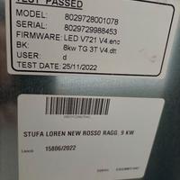 Stufa a pellet Loren 9 kw