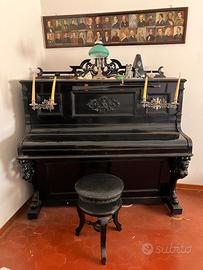 Pianoforte verticale Lohmann Stuttgart fine '800