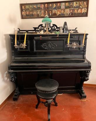 Pianoforte verticale Lohmann Stuttgart fine '800