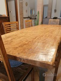 TAVOLI, TOP BAGNO, MENSOLE IN LEGNO MASSELLO