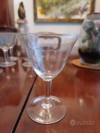 servizio bicchieri vintage 
