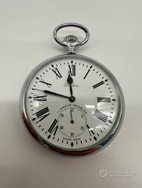 Perseo orologio da tasca cipolla Ferrovie vintage