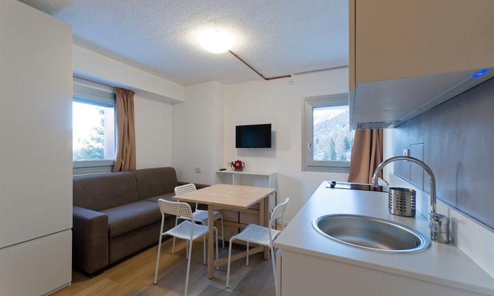 Bilocale per 4 persone al Passo del Tonale