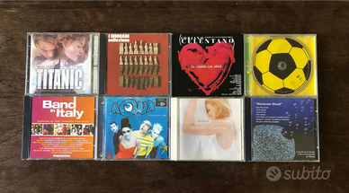 Cd musica Titanic, Nomadi, Celentano, Madonna ecc