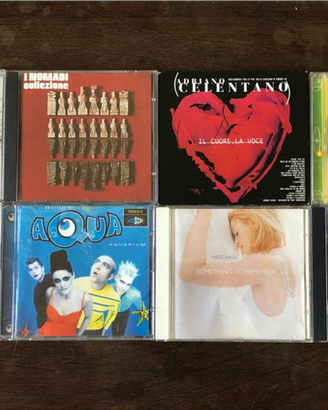Cd musica Titanic, Nomadi, Celentano, Madonna ecc