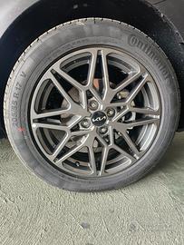 4 gomme estive pneumatici Continental 205/55 R17