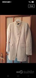 Soprabito Zara beige elegante taglia S foderato