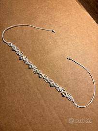 Cavigliera/bracciale macramè