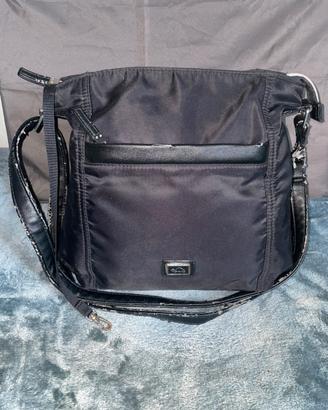 Carpisa Borsa Tracolla Nero Nylon Tasche Casual