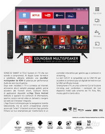 TV 32" DVBT2/S2 SONIC SMART TELESYSTEM