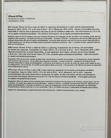 iphone 14 plus nero 128 gb