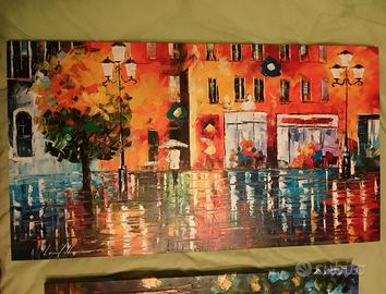 Quadro dipinto Afremov 90x50 limited edition