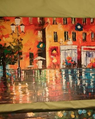 Quadro dipinto Afremov 90x50 limited edition