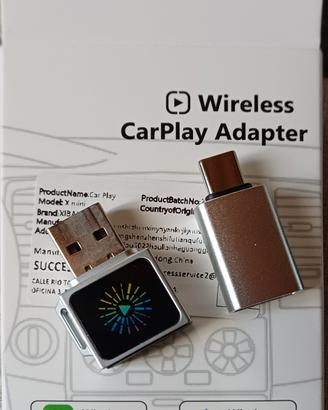Adattatore wireless CarPlay e Android Auto  NUOVO