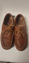 Mocassini da barca Clarks in pelle marrone - Tg 44