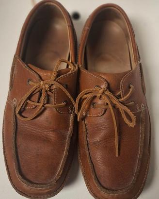 Mocassini da barca Clarks in pelle marrone - Tg 44