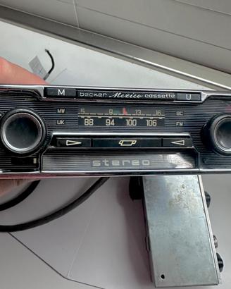 Autoradio Becker messico cassetta anni 60-70