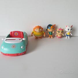 Set personaggi e auto dei 44 Gatti
