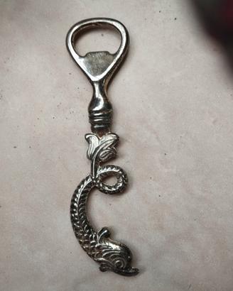 apribottiglie vintage pesce argento
