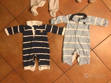 n° 4 Tutine 0-3 mesi in cotone