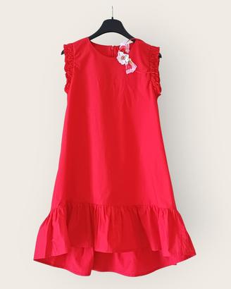 Abito bambina con cerchietto abbinato 