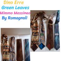 Tre Cravatte Vintage in Seta & una in Cotone 