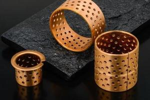 Boccola bronzo con fori passanti