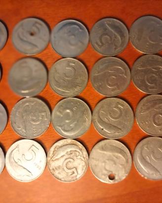 Gruppo 5 lire (20 pezzi)
