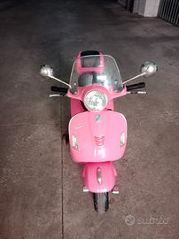vespa rosa elettrica 12v