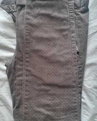 Pantaloni Chino ERIC HATTON uomo con risvolto - Ta