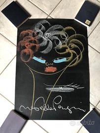 Quadro Novella Parigini Gessetti Opera originale