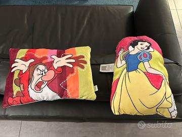 Coppia Cuscini Disney Originali Nuovi