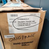 Scarico zard trident 660