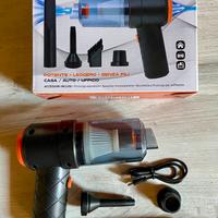 Aspiratore portatile 2 in 1