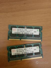 RAM 2×2gb