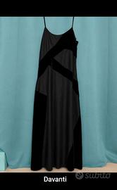 Vestito lungo iBlues — nero con velluto 