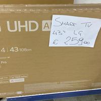 smart tv LG 43'' 4K nuova