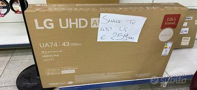 smart tv LG 43'' 4K nuova