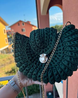 Borsa crochet conchiglia 🐚🍃