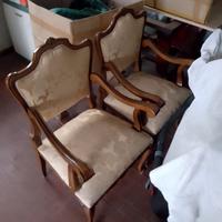 Sedie poltroncine classiche