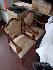 Sedie poltroncine classiche