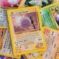 Lotto 7 carte Pokémon Gym Challenge WotC ENG origi