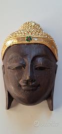 Maschera da parete in legno – decorazione oriente