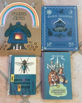 Libri per bambini in lingua russa.