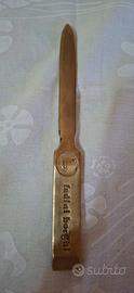 Tagliacarte Vintage in Ottone "Fadini Borghi"