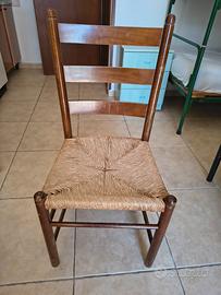 7 sedie Vintage 