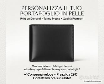 PERSONALIZZABILE | Portafogli in pelle